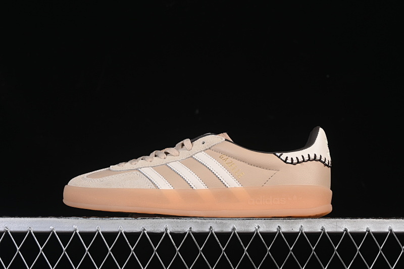 Adidas ORIGINALS GAZELLE INDOOR CLOVER RETRO CASUAL SHOES WHEAT/WHITE · JQ1751, photo 1