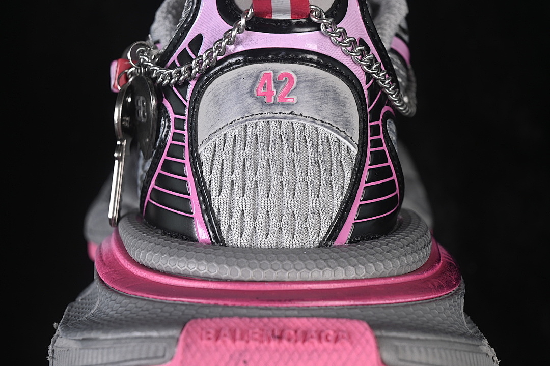 Balenciaga [W3XCS1550]-[FASHIONABLE RUNNING SHOES GREY/PURPLE/PINK]-[WOMAN:35-39]-[MAN:40-46] - Image 8