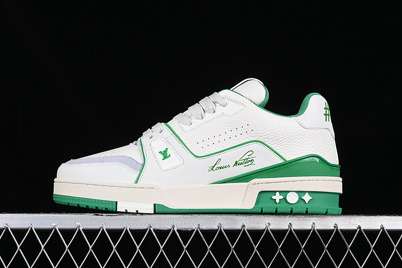 Louis Vuitton [TRAINER WHITE/GREEN]-[WOMAN:35-39]-[MAN:40-45]