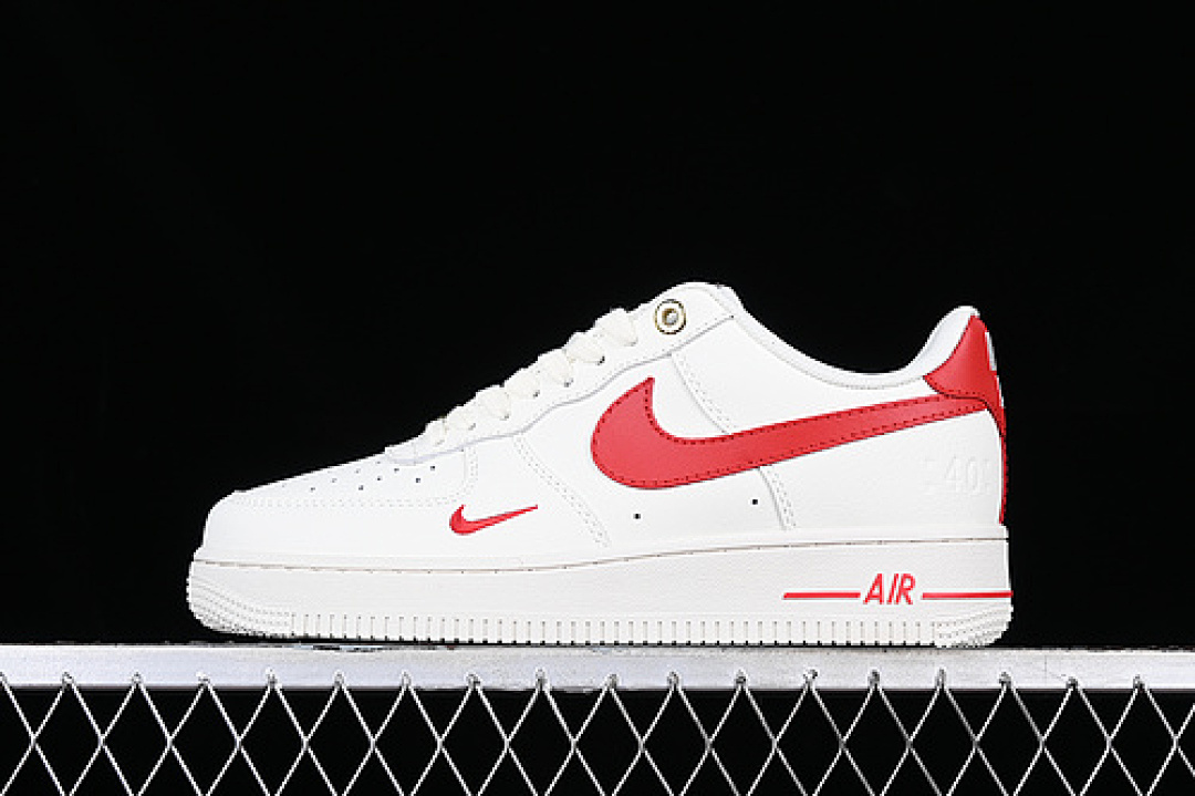 Nike [DQ7658-107]-[AIR FORCE 1 07 LOW WHITE/RED]-[WOMAN:36-39]-[MAN:40-45], photo 1