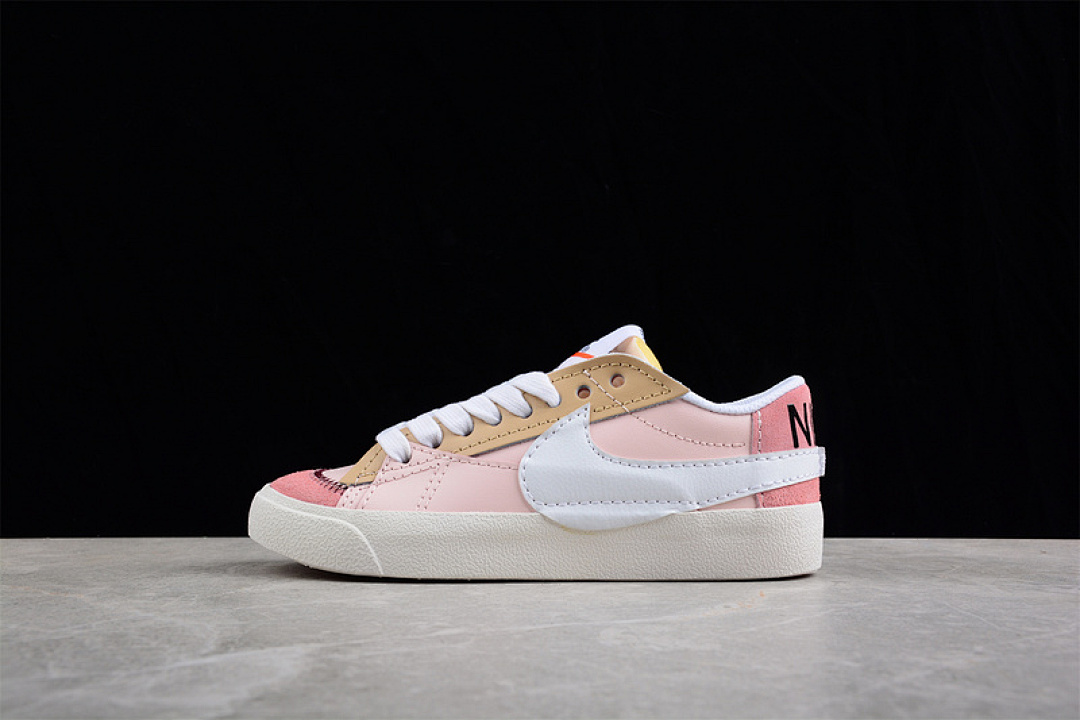 Nike BLAZER LOW 77 JUMBO PINK/WHITE/BROWN · DQ1470-601, photo 1