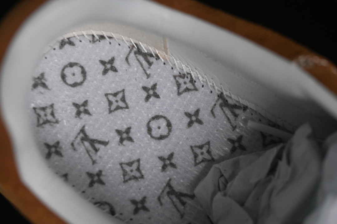 Louis Vuitton [LOUIS VUITTON SKATE SNEAKER CLASSIC 2025SS BROWN/WHITE]-[MAN:39-45] - Image 6