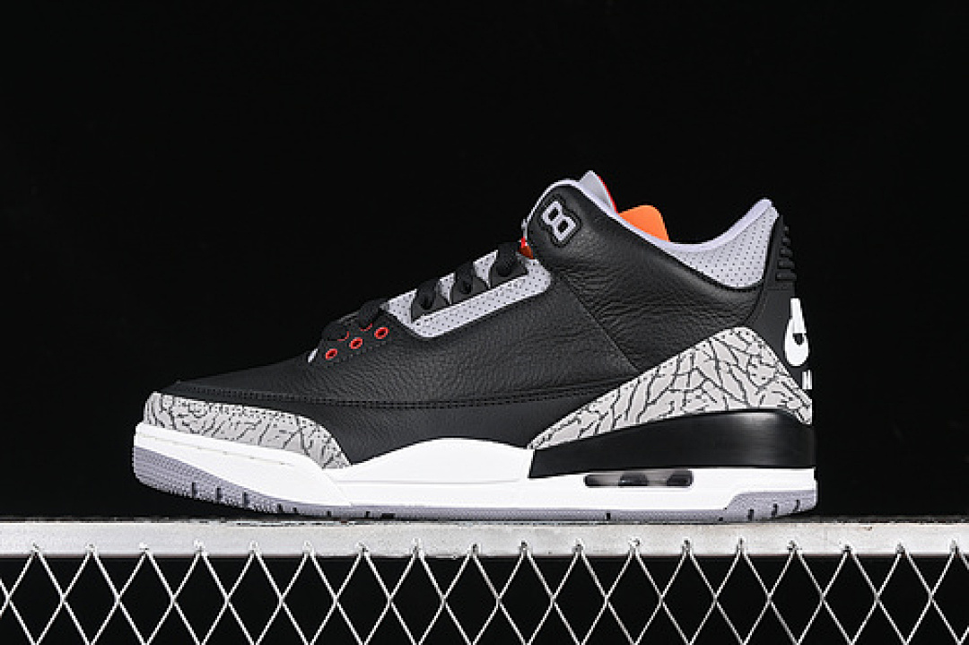 Jordan [DN3707-010]-[AIR JORDAN 3 BLACK CEMENT BLACK/FIRE RED/CEMENT GREY/SAIL]-[MAN:40-47.5], photo 1
