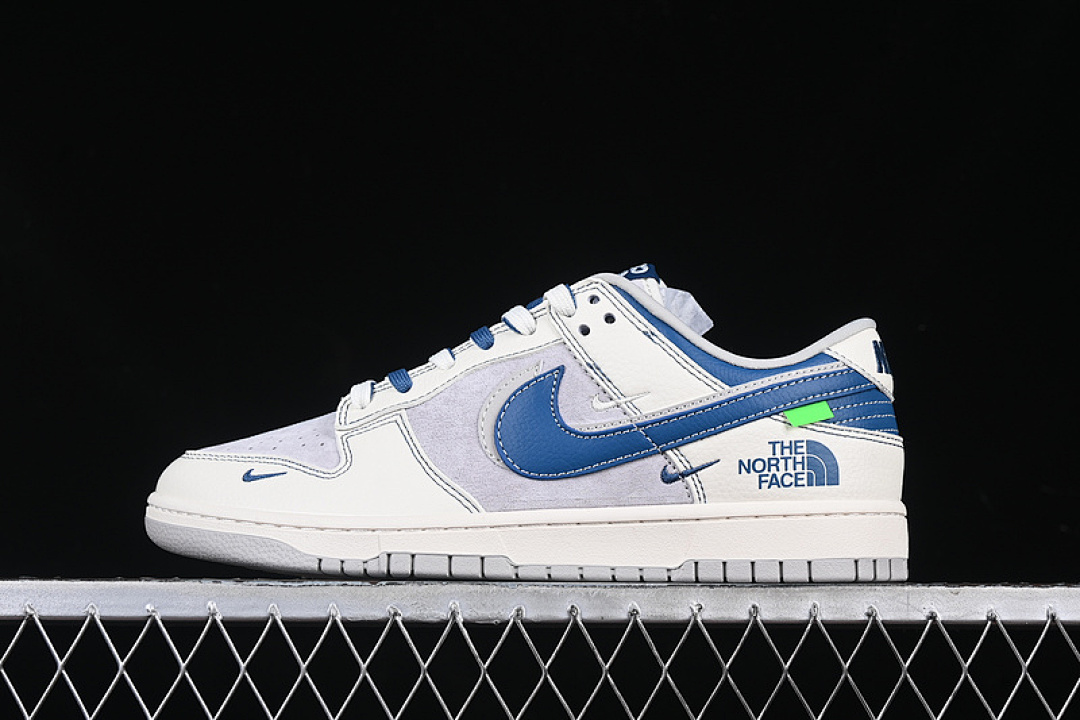 Nike SB DUNK LOW WHITE/GREY/BLUE · DM6868-040, photo 1