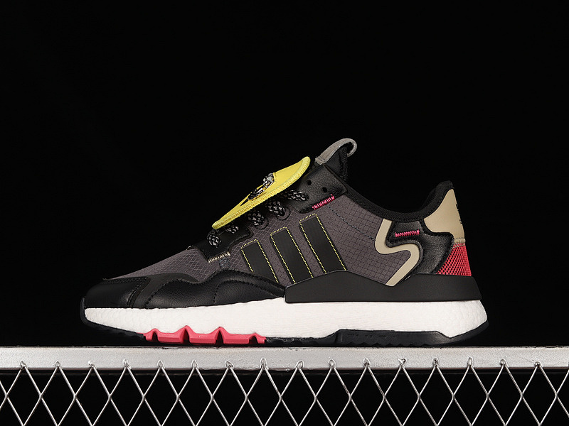 NITE JOGGER BOOST SHOES CORE BLACK/YELLOW/CLOUD WHITE · HP2332, photo 1
