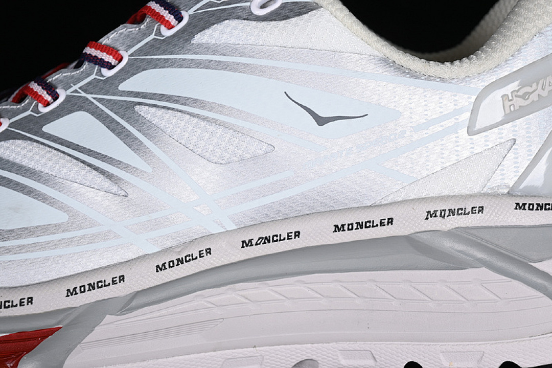 Hoka [1129992 NCHMS]-[MONCLER HOKA MAFATE SPEED 2 SILVER/WHITE/BLACK]-[WOMAN:36-39]-[MAN:40-46] - Image 9