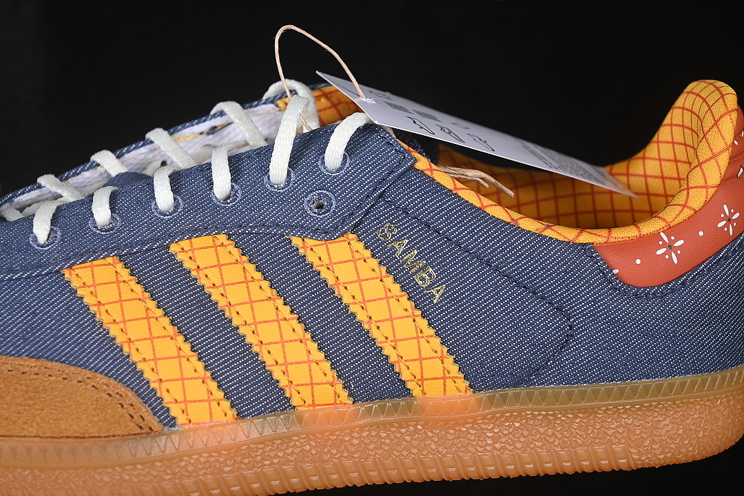 Unbranded [LA3985]-[OG J TOY STORY CLOVER CASUAL BOARD SHOES NAVY BLUE/ORANGE]-[WOMAN:36-39]-[MAN:40-45] - Image 7