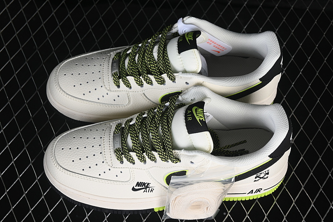 Nike [QW5836-023]-[AIR FORCE 1 07 LOW WHITE/BLACK/GREEN]-[WOMAN:36-39]-[MAN:40-45] - Image 11