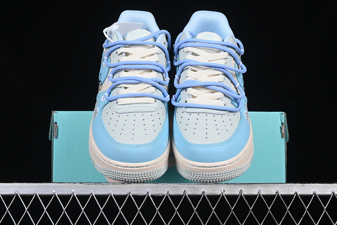 Nike [KS6896-777]-[AIR FORCE 1 07 LOW DREAM GIRLS BLUE/BEIGE]-[WOMAN:36-39]-[MAN:40-45] - Image 13