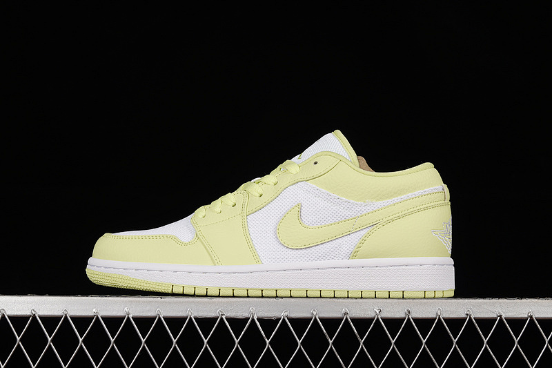 Jordan AIR Jordan 1 LOW SUMMIT WHITE/LIMELIGHT/SUMMIT WHITE · DH9619-103, photo 1