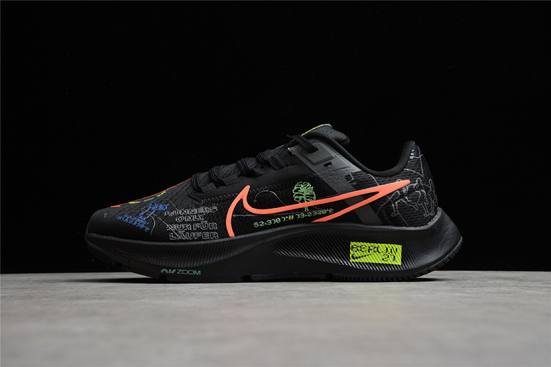 Nike Nike AIR ZOOM PEGASUS 38 BLACK/BLACK/MULTI-COLOR · DN8256-001, photo 1