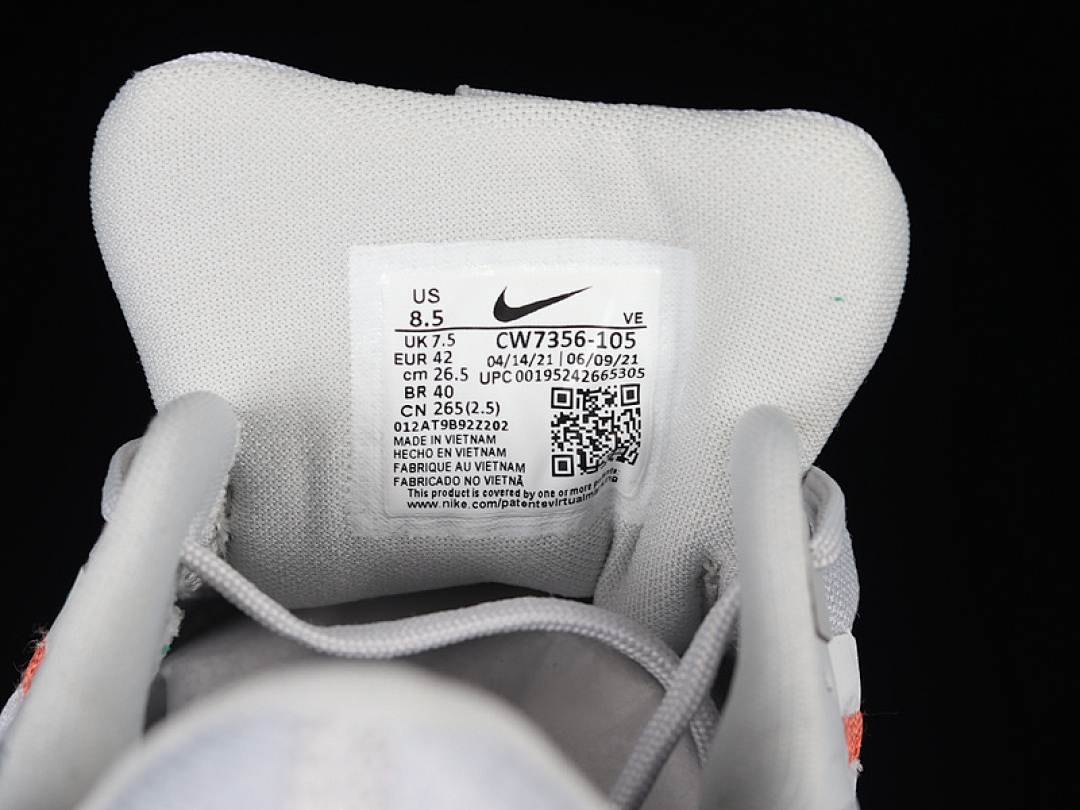 Nike [CW7356-105]-[AIR ZOOM PEGASUS 38 WHITE/WHITE/BLUE]-[MAN:39-45] - Image 5