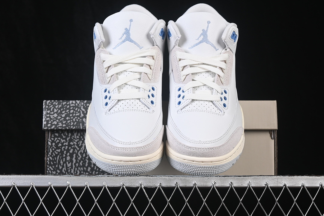 Unbranded [CT8532-101]-[JORDAN 3 RETRO SUMMIT WHITE/BLUE-PHOTON DUST-PURE PLATINUM-SAIL]-[MAN:40-48.5] - Image 13