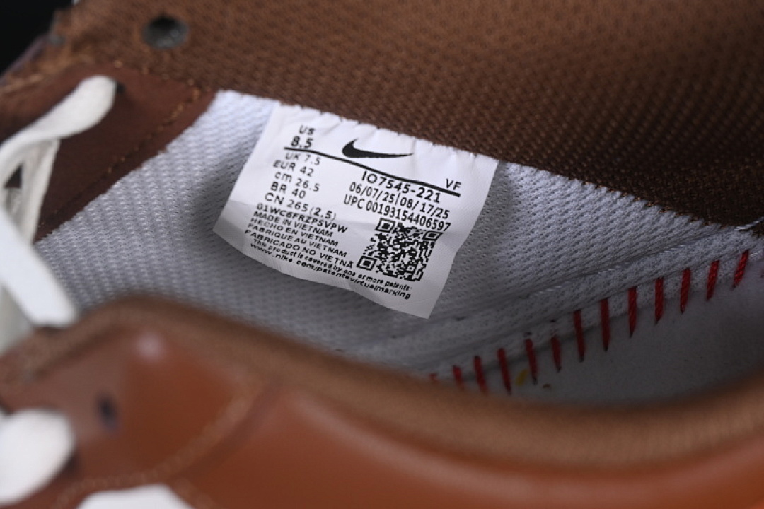 Nike [IO7545-221]-[AIR FORCE 1 07 LOW CASUAL SNEAKERS ORANGE/BROWN]-[WOMAN:35.5-39]-[MAN:40-45] - Image 5