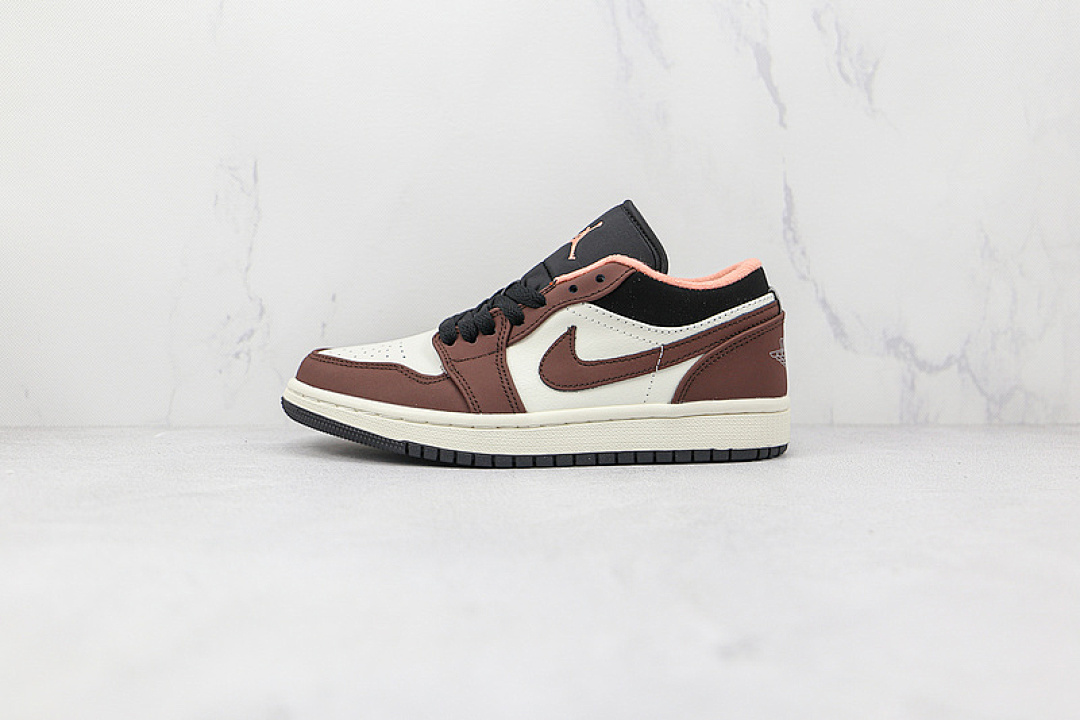 Jordan [DC6991-200]-[AIR JORDAN 1 LOW MOCHA BROWN/WHITE-BLACK]-[WOMAN:36-39]-[MAN:40-46], photo 1