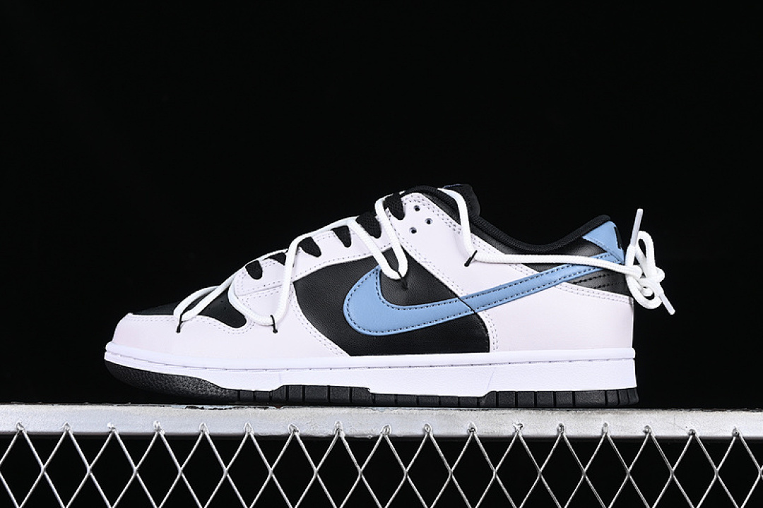 Nike SB DUNK LOW WHITE/BLACK/BLUE · DV0831-002, photo 1