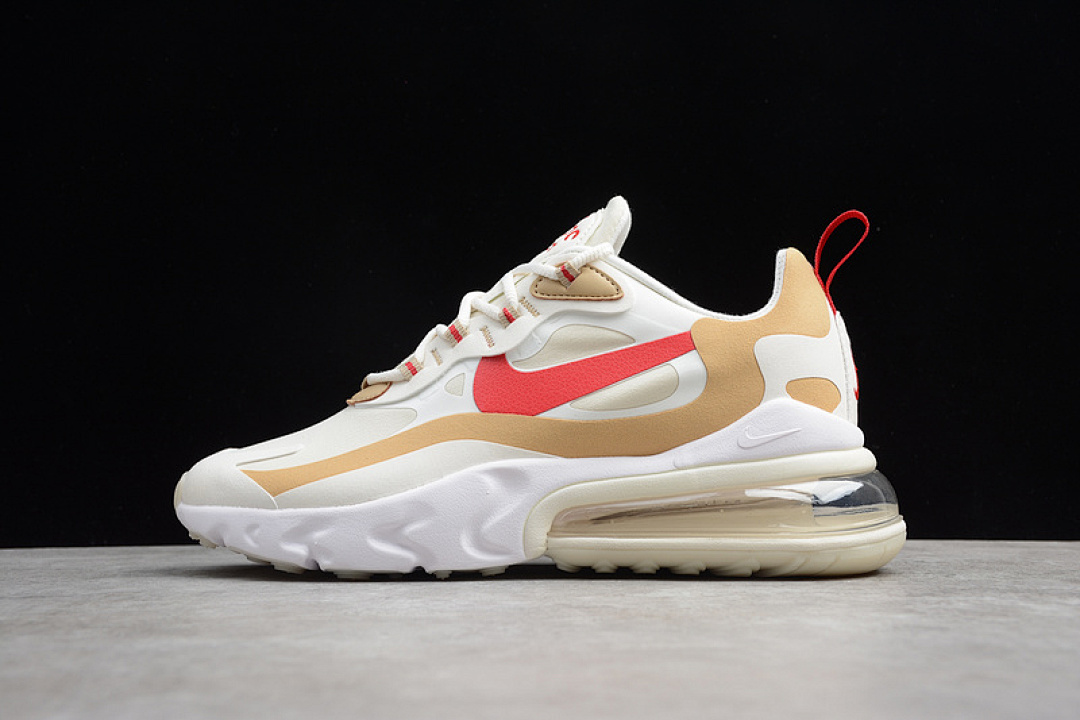 Unbranded [AT6174-700]-[AIR MAX 270 REACT WHITE/TEAM GOLD/ORANGE]-[WOMAN:36-39]-[MAN:40-45], photo 1