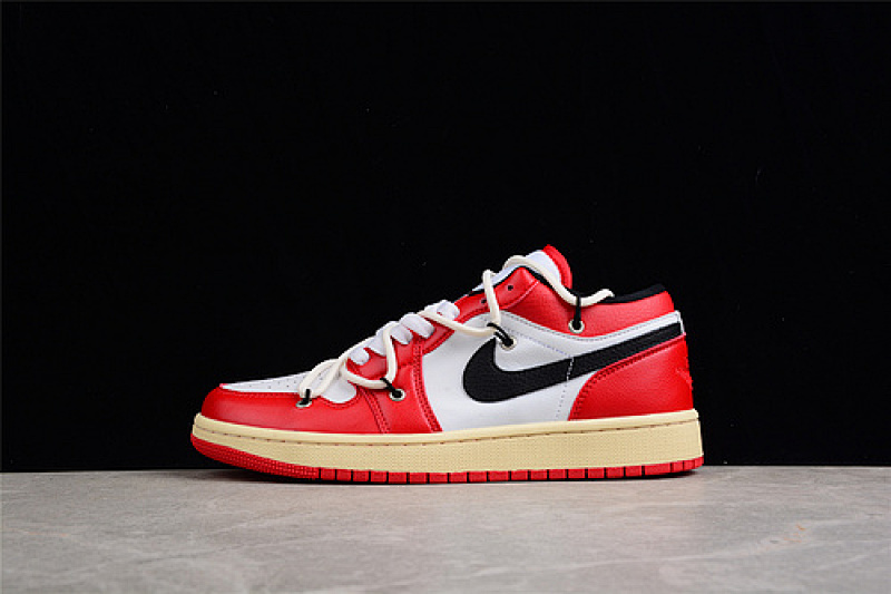 Jordan AIR Jordan 1 LOW GS CHICAGO WHITE/GYM RED/BLACK · 553560-118, photo 1