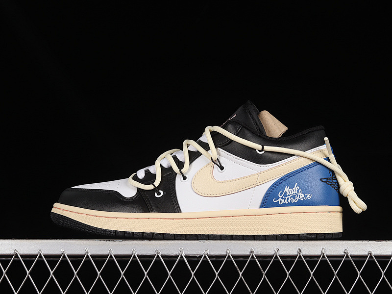 Jordan AIR Jordan 1 LOW BLUE/WHITE/BLACK · 553558-062, photo 1