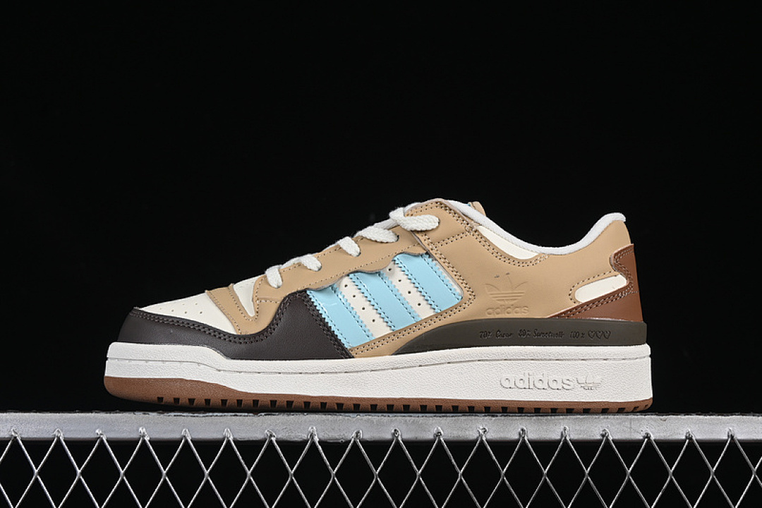 Unbranded [JR8033]-[FORUM 84 LOW WHITE/BLUE/BROWN]-[WOMAN:36-39]-[MAN:40-45], photo 1