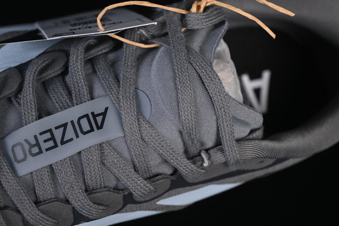 Adidas [JS4489]-[EVO SL BREATHABLE RUNNING SHOES DARK GRAY/WHITE/BLUE]-[WOMAN:36-39]-[MAN:40-45] - Image 8