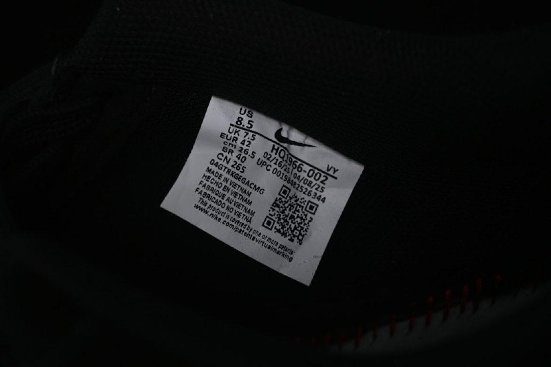 Nike [HQ1966-002]-[AIR FORCE 1 07 LOW BLACK]-[WOMAN:36-39]-[MAN:40-45] - Image 5