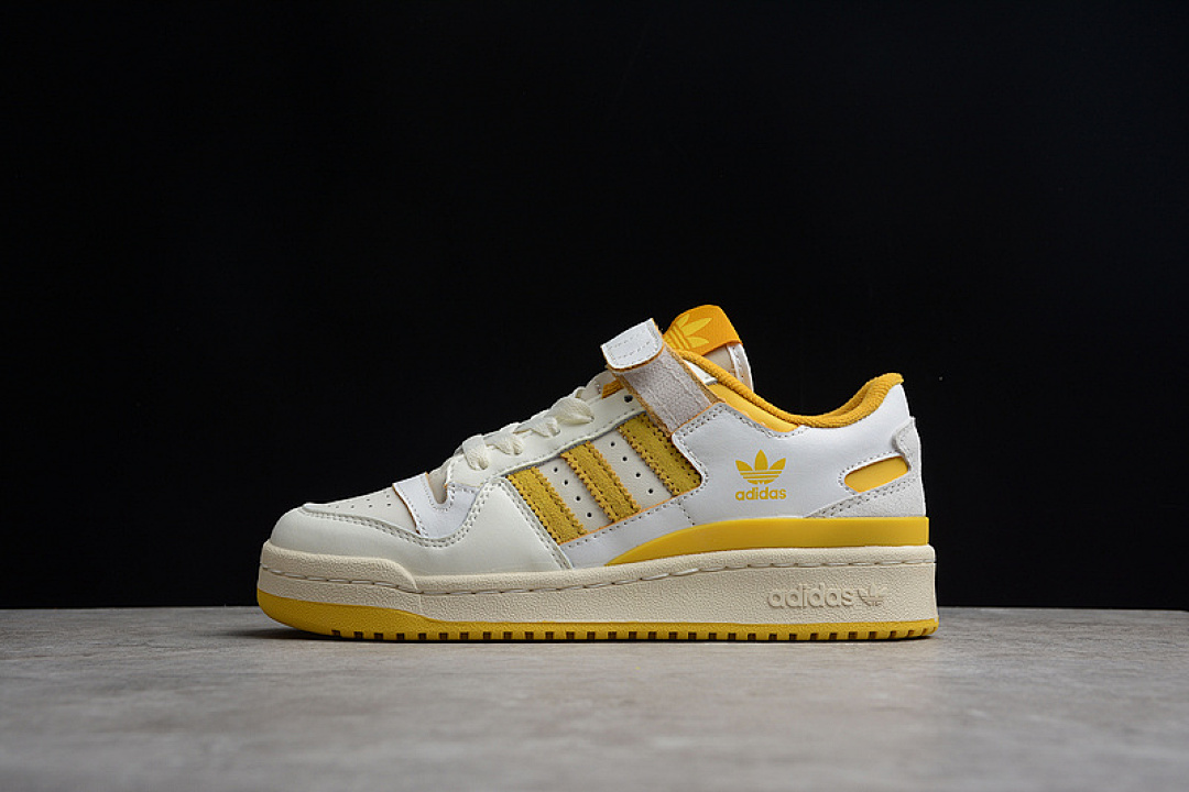 Unbranded [GX4537]-[FORUM 84 LOW SHOES CLOUD WHITE/CLOUD WHITE/YELLOW]-[WOMAN:36-39]-[MAN:40-45], photo 1
