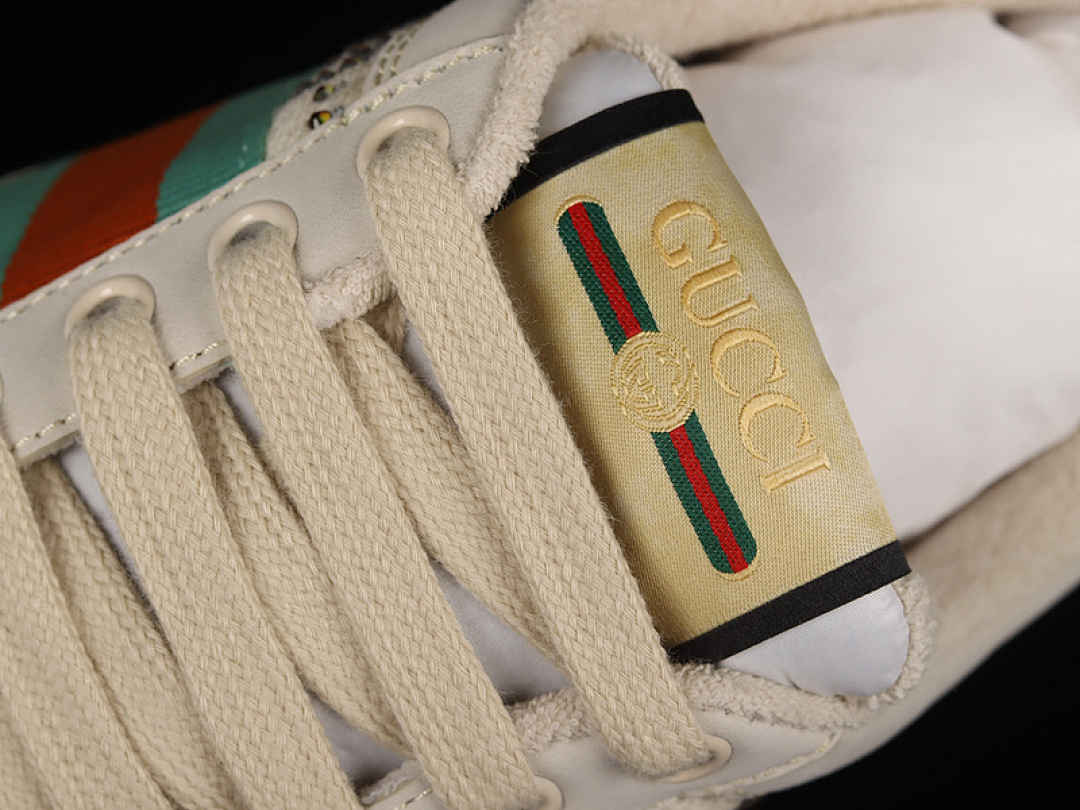 Gucci [9Y9209666]-[GU*CCI SCREENER SNEAKERS LIGHT GREY/GREEN/RED]-[WOMAN:35-40] - Image 9