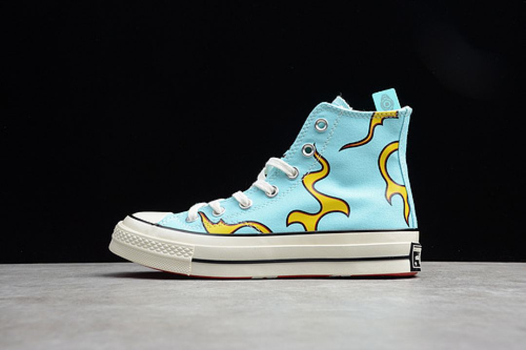 Converse [167279C]-[GOLF LE FLEUR X CHUCK TAYLOR 70S HIGH FLAME BLUE/YELLOW/WHITE], photo 1