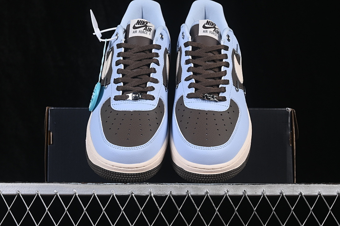 Nike [IV4089-011]-[AIR FORCE 1 LOW HYDROGEN BLUE/IRON GREY]-[WOMAN:35.5-39]-[MAN:40-45] - Image 13