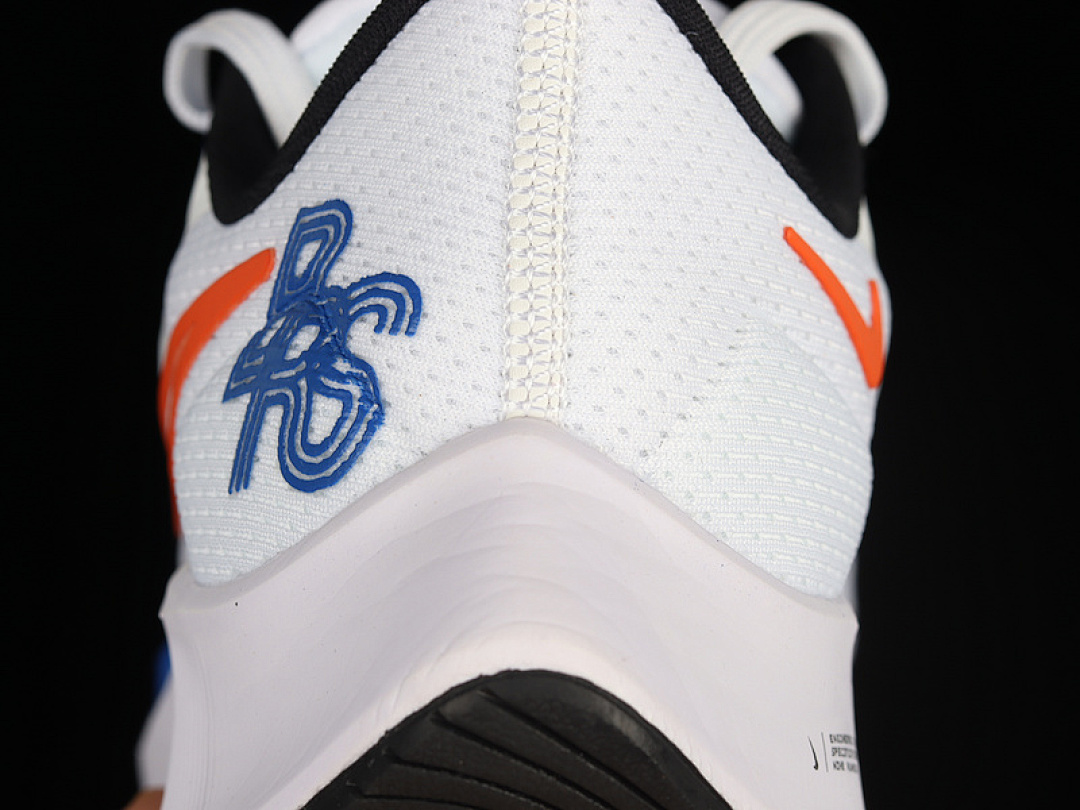 Nike [DQ8575-100]-[AIR ZOOM PEGASUS 38 WHITE/GAME ROYAL/UNIVERSITY BLUE/RUSH ORANGE]-[MAN:39-45] - Image 6