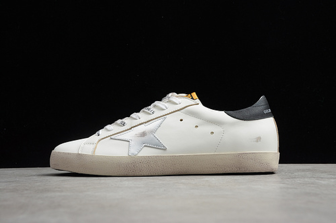 Golden Goose Golden Goose SUPER STAR WHITE/YELLOW/BLACK · G32WS590, photo 1