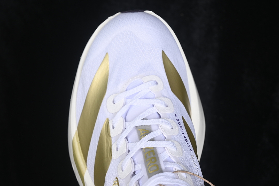 Adidas [KH6359]-[ADIZERO ADIOS PRO 4 CLOUD WHITE/GOLD METALLIC/AURORA PLUM]-[WOMAN:36-39]-[MAN:40-46] - Image 11