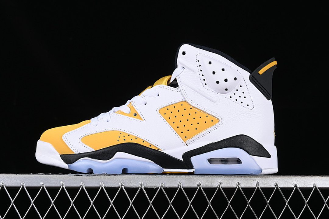Jordan AIR Jordan 6 RETRO YELLOW OCHRE WHITE/BLACK/GOLD · CT8529-170, photo 1
