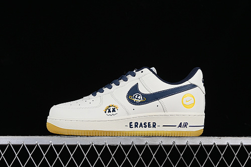 Nike Nike AIR FORCE 1 07 LOW ERASER WHITE/BLUE/YELLOW · XC2351-330, photo 1