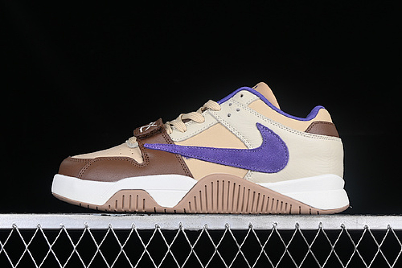 Jordan TRAVIS SCOTT Jordan CUT THE CHECK GREY/BROWN/PURPLE/WHITE · FZ8117-900, photo 1