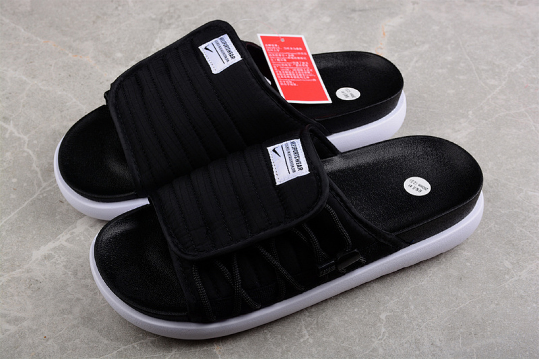 Nike [DC1457-001]-[ASUNA 2 SLIDES BLACK/BLACK/WHITE]-[WOMAN:36-39]-[MAN:40-45] - Image 7