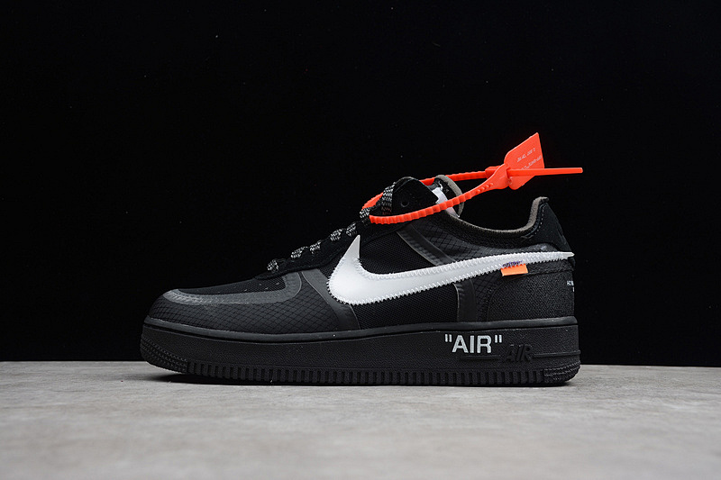 Nike Nike AIR FORCE 1 LOW X OFF-WHITE BLACK/WHITE-CONE-BLACK · AO4606-001, photo 1