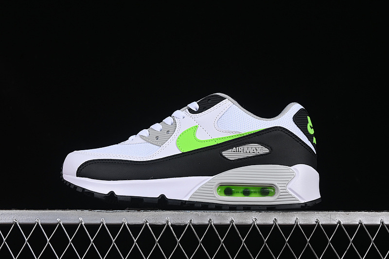 Nike AIR MAX 90 WHITE/BLACK/NEUTRAL GREY/HOT LIME · CZ1846-100, photo 1