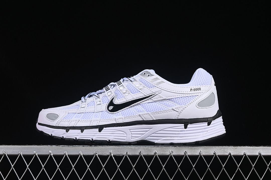 Nike [CD6404-107]-[P-6000 PRM WHITE/METALLIC SILVER/BLACK/BLACK]-[WOMAN:36-39]-[MAN:40-45], photo 1