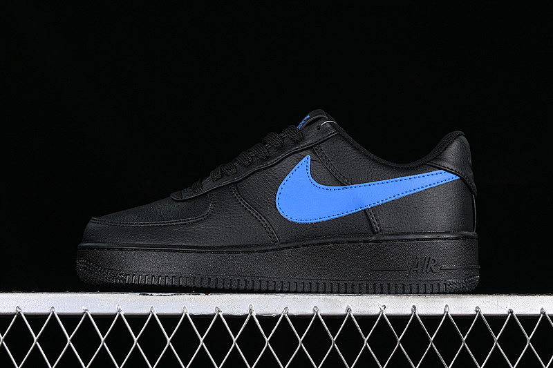 Nike Nike AIR FORCE 1 07 LOW BLACK/BLUE · CI9553-021, photo 1