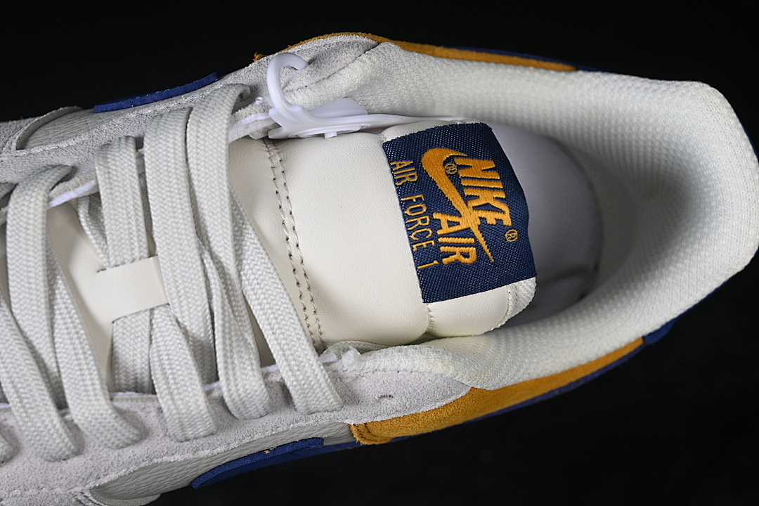 Nike [HF2794-100]-[AIR FORCE 1 07 LOW WHITE/GREY/BROWN/NAVY BLUE]-[WOMAN:36-39]-[MAN:40-45] - Image 9