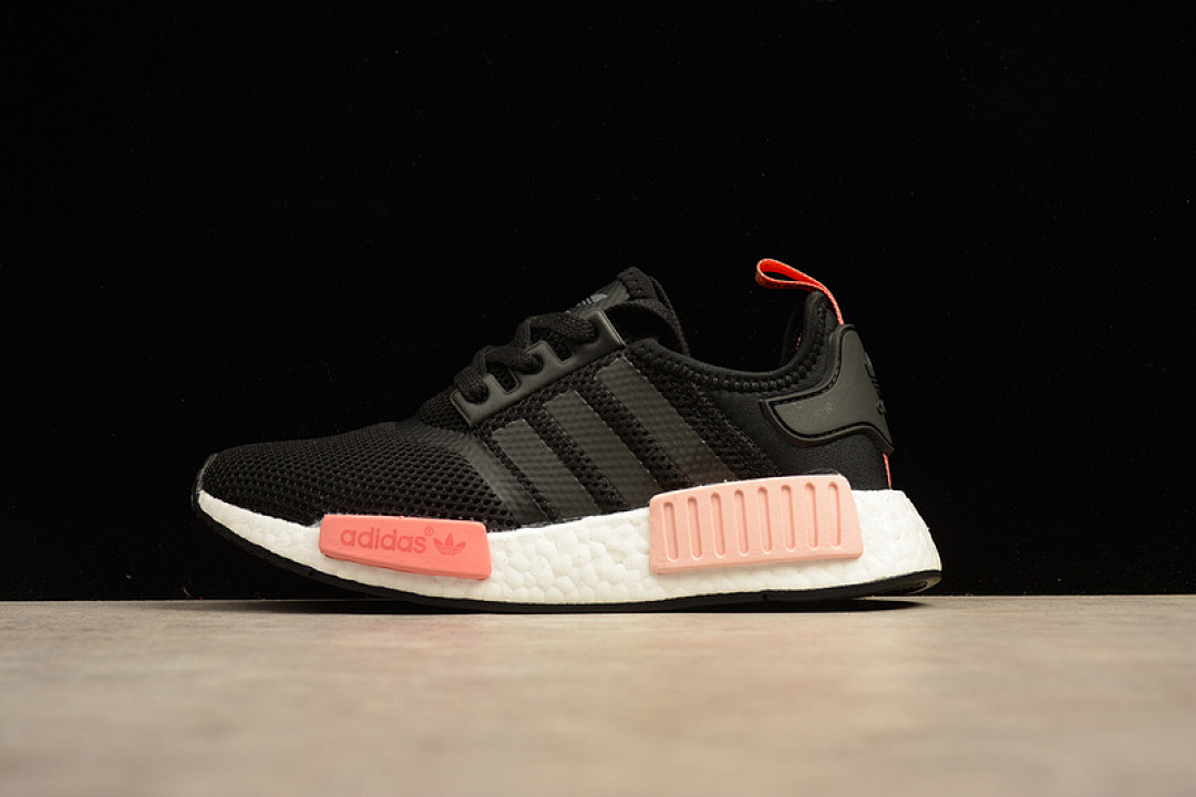Unbranded [S75234]-[NMD R1 BOOST SYNTHETICS WMNS CORE BLACK/PEACH PINK]-[WOMAN:36-40]-[OG00126], photo 1