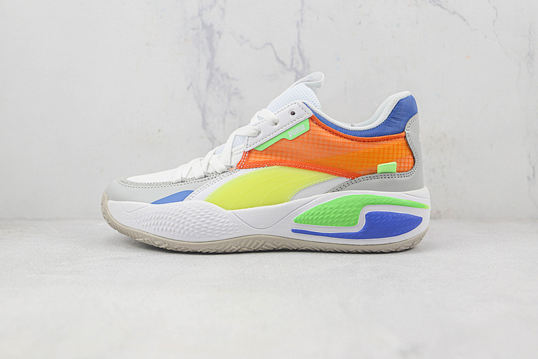 Puma Puma [ CLYDE HARDWOOD WHITE/MULTI-COLOR]-[MAN:40-45], photo 1