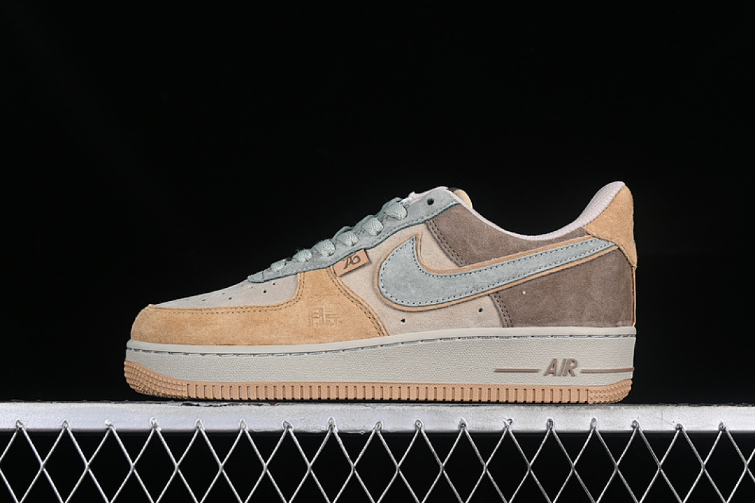 Nike Nike AIR FORCE 1 07 LOW DRAGON BALL GREY/GREEN/BROWN/YELLOW · CD1221-666, photo 1