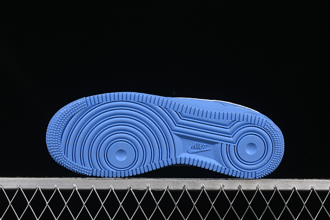 Nike [ZH0316-070]-[AIR FORCE 1 07 LOW WHITE/BLUE/SILVER]-[WOMAN:36-39]-[MAN:40-45] - Image 15