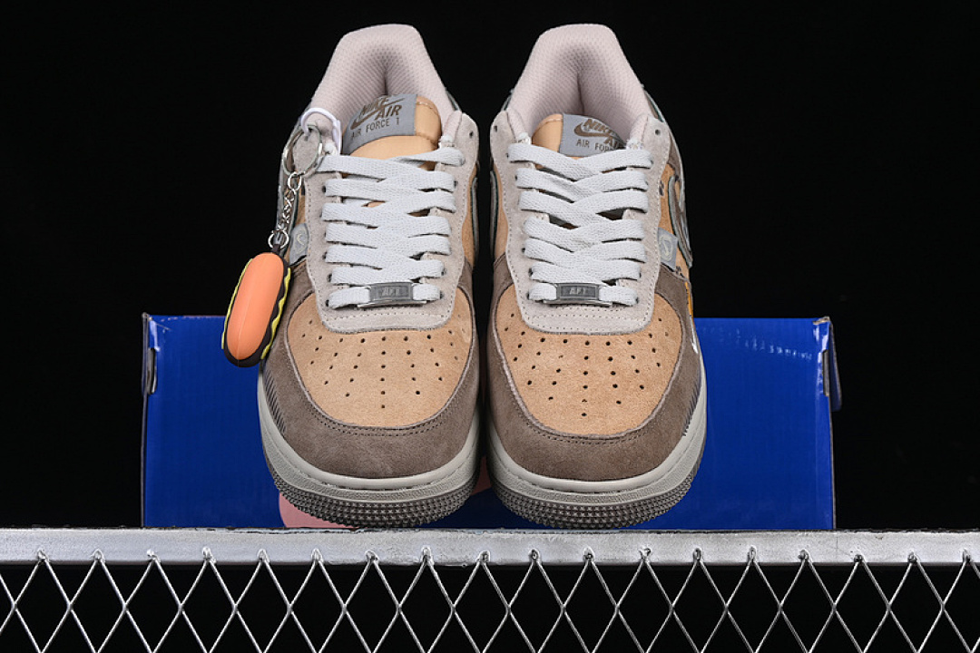 Nike [CD1212-333]-[AIR FORCE 1 07 LOW BROWN/KHAKI/GREY]-[WOMAN:36-39]-[MAN:40-45] - Image 12