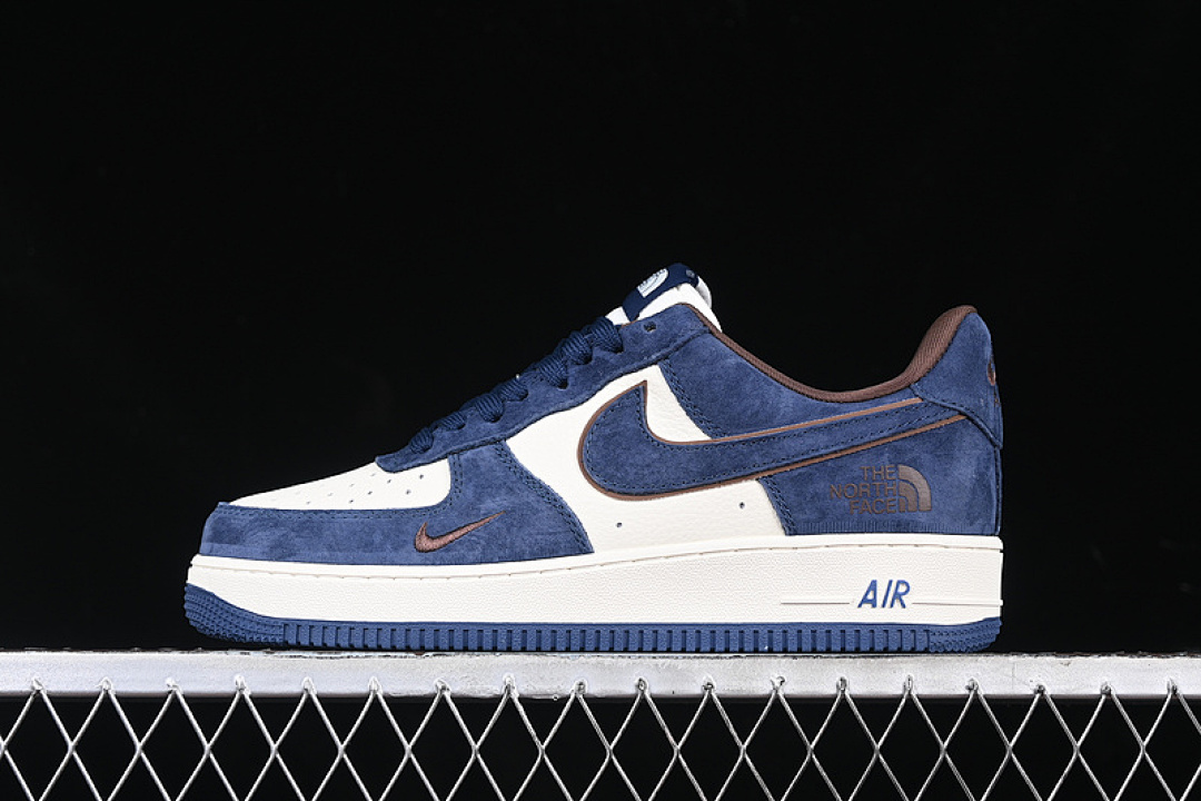 Nike [KK1988-032]-[AIR FORCE 1 07 LOW WHITE/BLUE/BROWN]-[WOMAN:36-39]-[MAN:40-45], photo 1