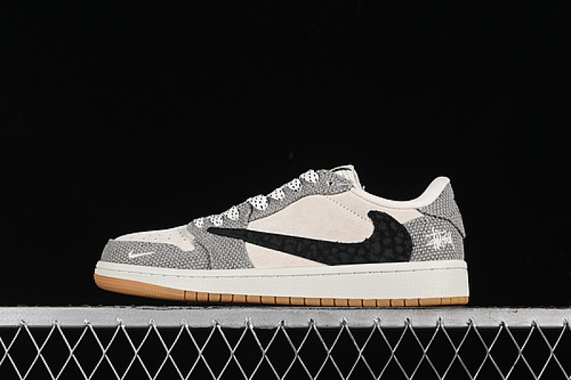 Jordan TRAVIS SCOTT X FRAGMENT DESIGN AIR Jordan 1 LOW OG SP WHITE/GREY/BLACK · JH6089-006, photo 1