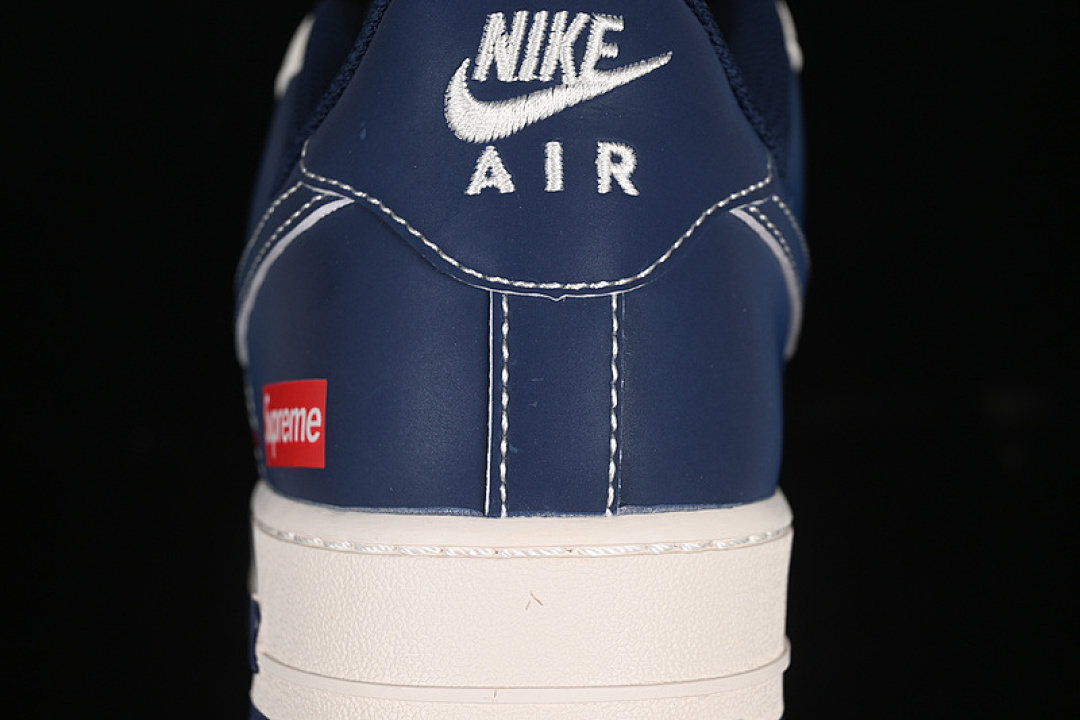 Nike [HH7518-054]-[AIR FORCE 1 07 LOW SUPREME WHITE/GREY/BLUE]-[WOMAN:36-39]-[MAN:40-45] - Image 7